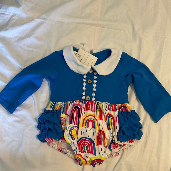 Kids Onesie with Rainbows - Picture 2 of 6